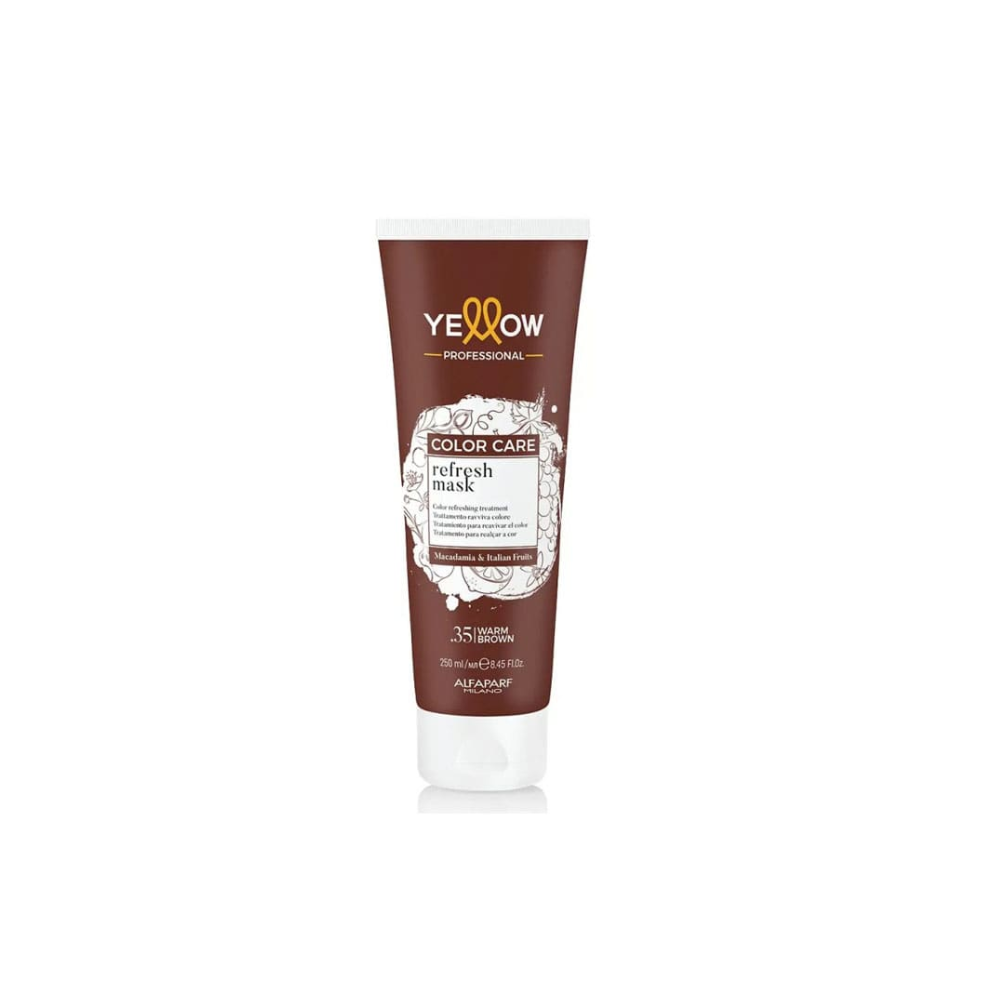 Маска тонувальна для волосся Yellow Color Care Refresh Mask 250 мл .35 Warm Brown