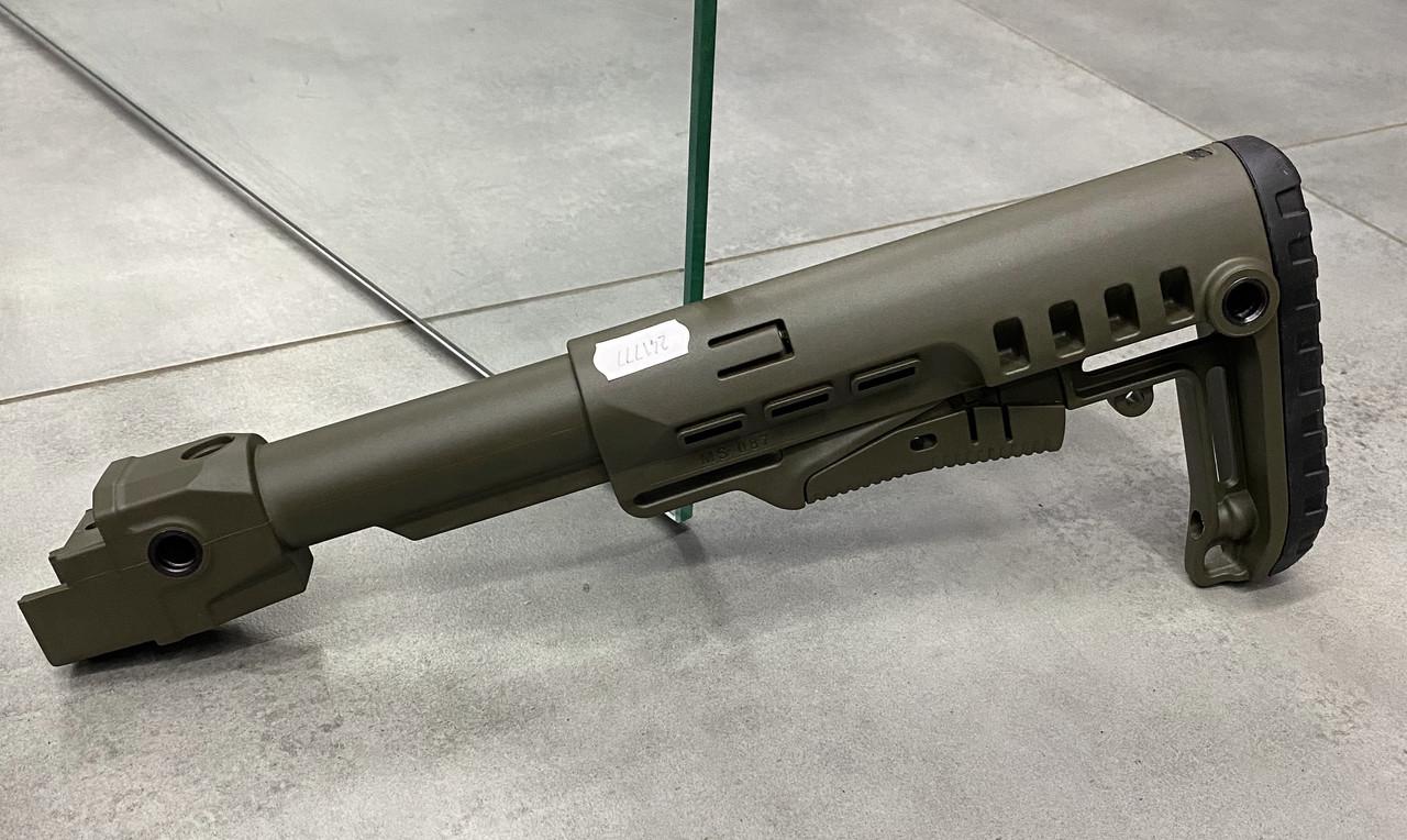 Прямой приклад DLG TACTICAL DLG-087 с трубкой DLG-146/телескоп/без подщечника/антабка на 2 стороны Олива (241777-241704) - фото 2 Прямой приклад DLG TACTICAL DLG-087 с трубкой DLG-146/телескоп/без подщечника/антабка на 2 стороны Олива (241777-241704) - фото 2