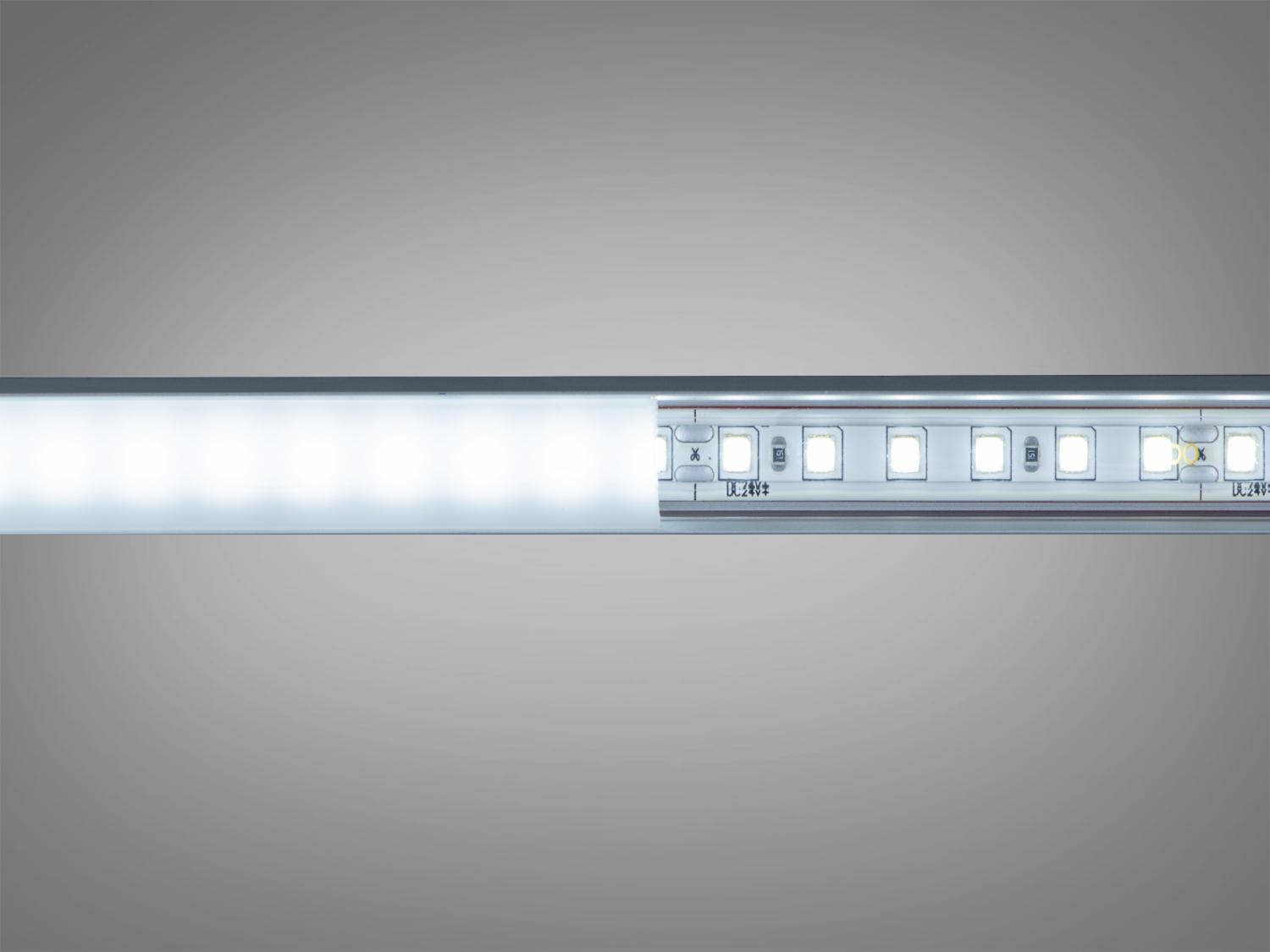 Светодиодная лента 24 В 120 диодов на метр герметична 8 мм Холодный Белый (N24-2835-120-CW-65-8) - фото 4