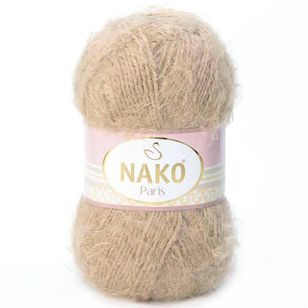 Пряжа Nako Paris 11237 бежевый (2875)
