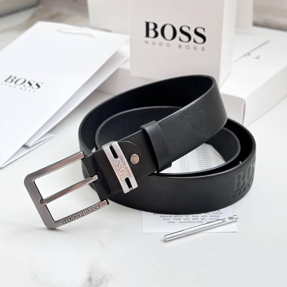Ремень мужской Boss из натуральной кожи (221 PTR)