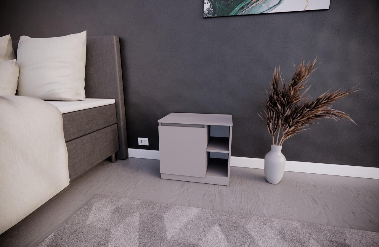 Тумба MEBEX 60х40х54,5 см Сірий світлий (VS2D600LG) - фото 2 Тумба MEBEX 60х40х54,5 см Сірий світлий (VS2D600LG) - фото 2