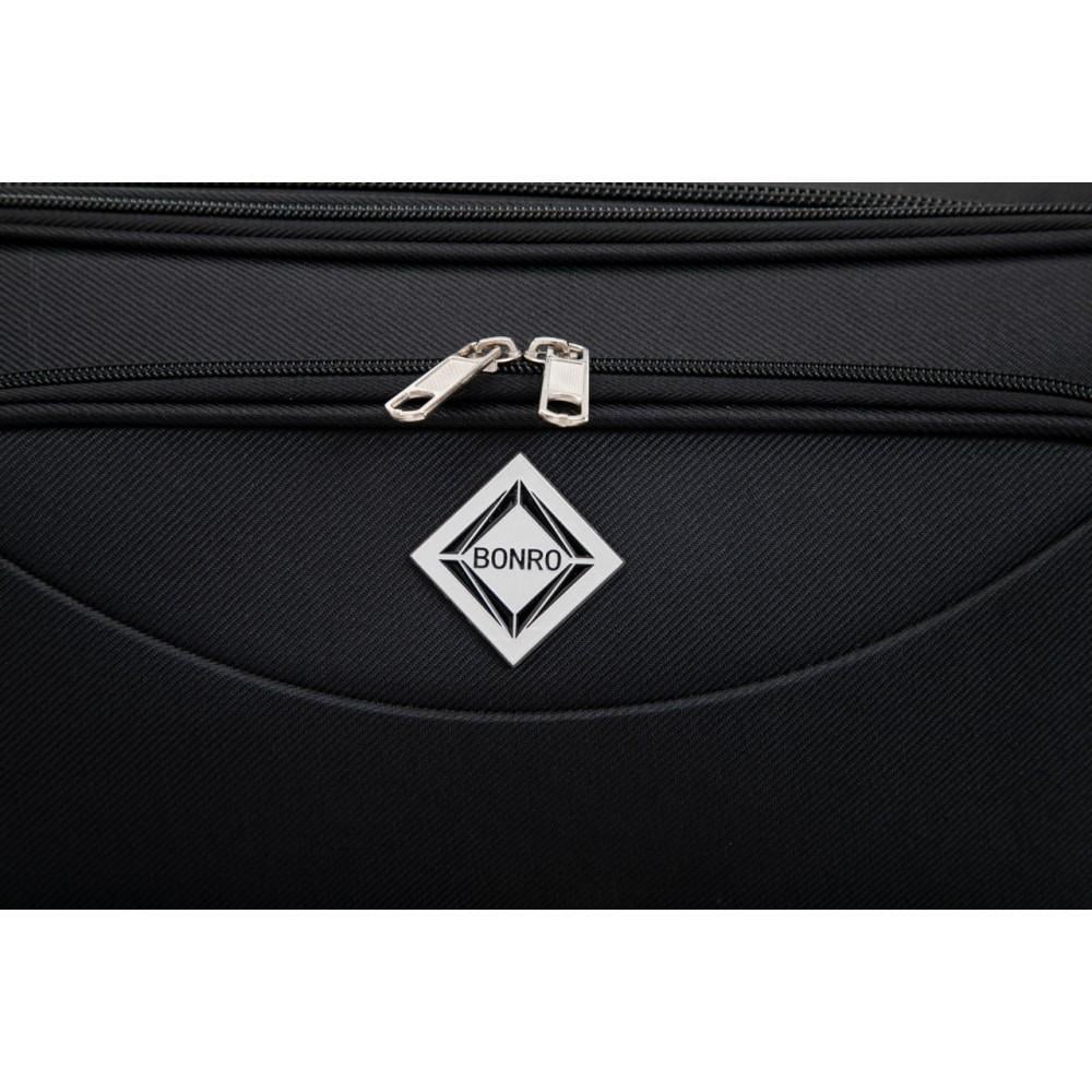 Валіза Bonro Tourist велика на 4 колесах Чорний (10132800) - фото 9 Валіза Bonro Tourist велика на 4 колесах Чорний (10132800) - фото 9