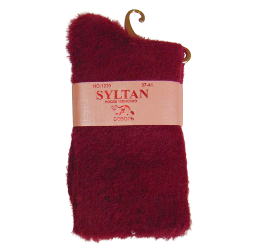 Носки пушистые соболь syltan 1239 р. 37-41 Красный (1959839553)