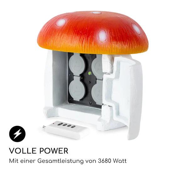 Розетка садова Waldbeck Power Mushroom Smart Garden Socket Wi-Fi Control Гриб 3680 Вт (10038628) - фото 2