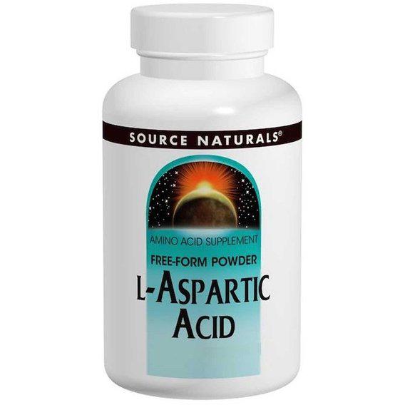 Комплекс для профилактики нервной системы Source Naturals L-Aspartic Acid Free-Form Powder 3,53 oz 100 г 52 порции (SNS-00167)