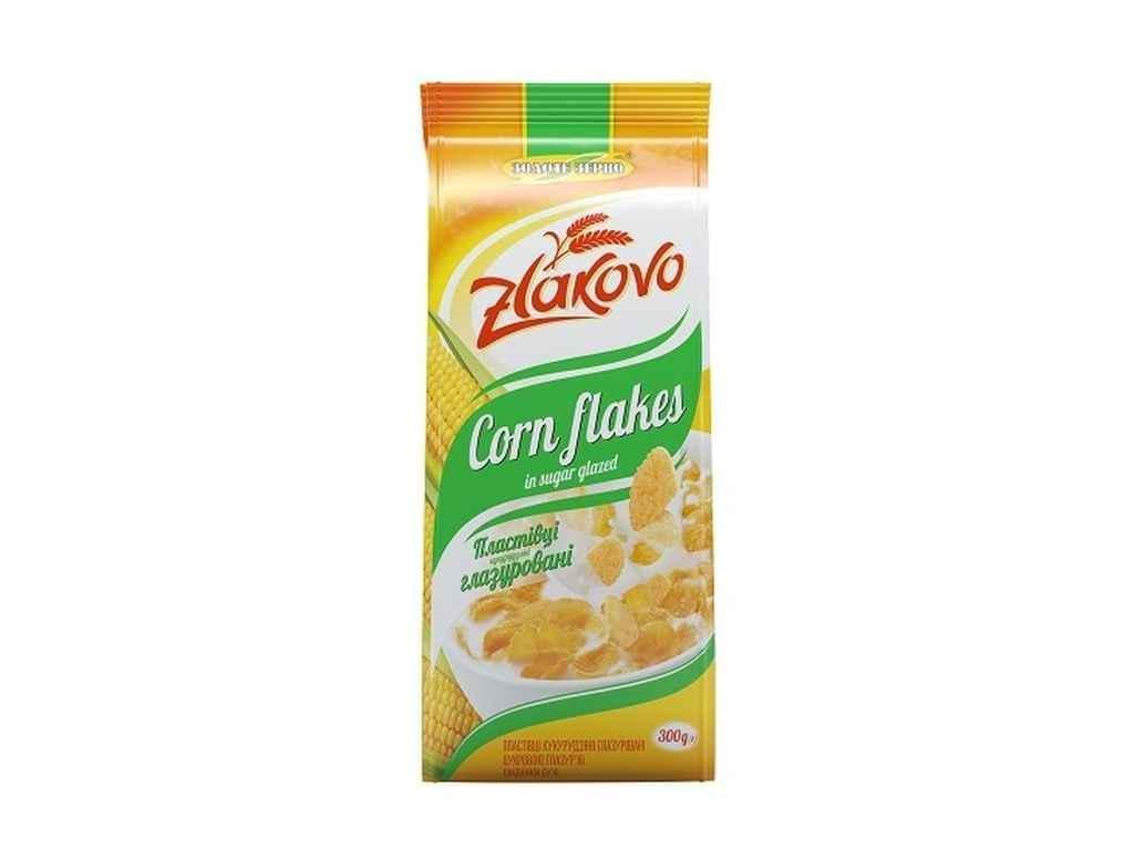 Хлопья Золотое Зерно экструзионные Медовые Zlakovo 300 г (865693)