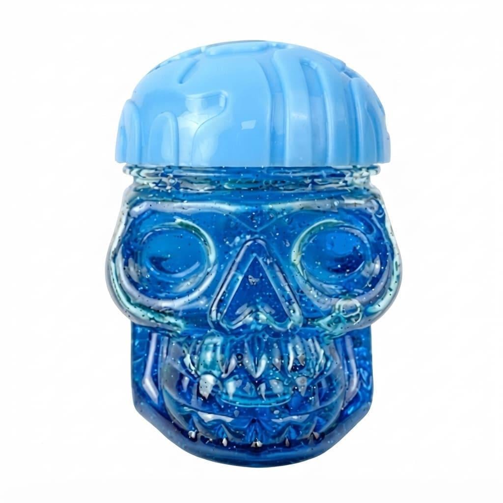 Череп з рідкою цукеркою Halloween Skull Sour Blueberry Candy Slime (3198376082)