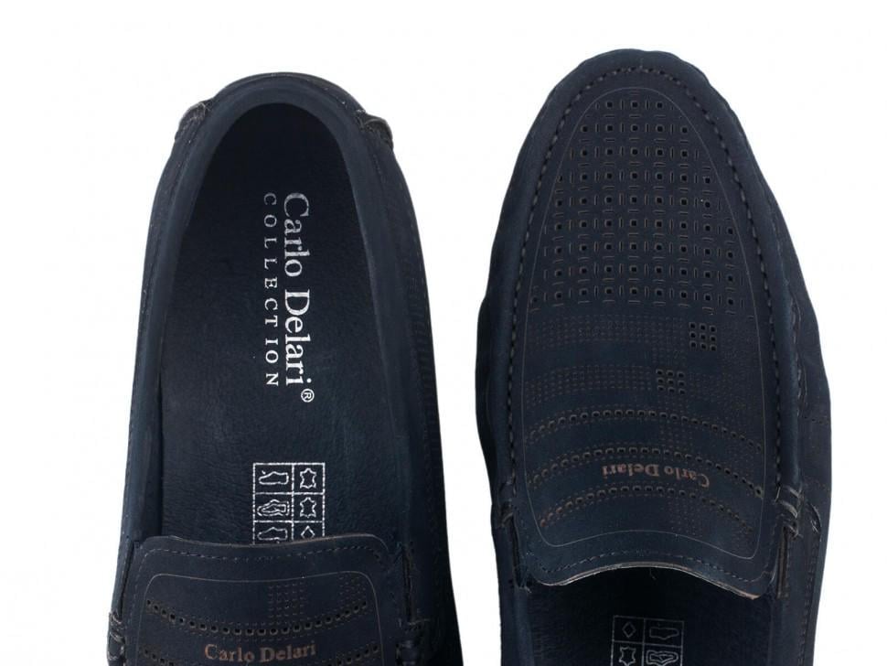 Мокасины Carlo Delari 7182077 р. 40 Темно-синий (18044) - фото 4 Мокасины Carlo Delari 7182077 р. 40 Темно-синий (18044) - фото 4