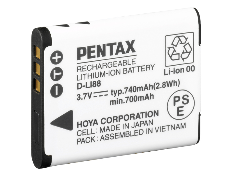 Акумулятор для камер Pentax D-Li88 DB-L80 PX1686 VW-VBX070