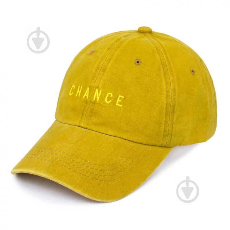 Бейсболка Beani'qe Шанс Chance 100% коттон Регулируемый размер Охра (26067)