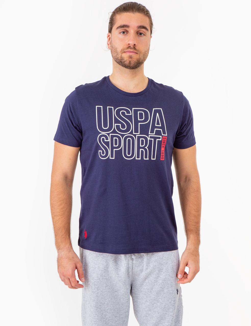 Футболка мужская U.S. Polo ASSN USPA SPORT GRAPHIC XL Синий (2235313949)