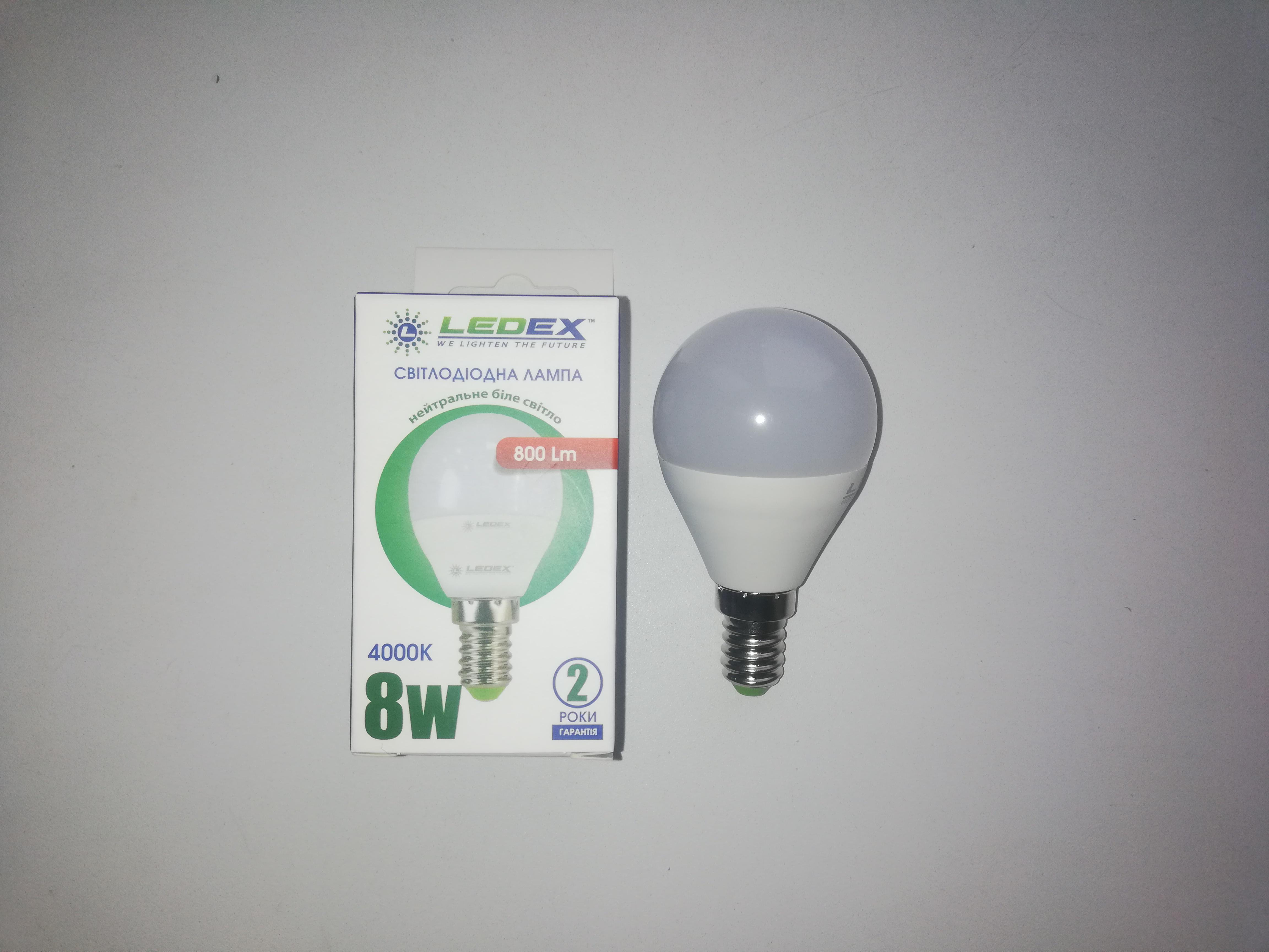 LED-лампа 8W Е14 4000К Нейтральный белый (13148330)