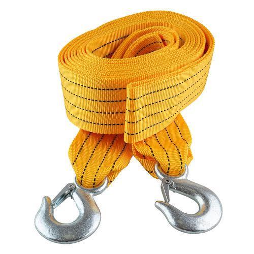 Трос буксир ТР-119-8-1 8 т стрічка 75 мм 6,0 м/2 гака/кульок Помаранчевий - фото 4 Трос буксир ТР-119-8-1 8 т стрічка 75 мм 6,0 м/2 гака/кульок Помаранчевий - фото 4