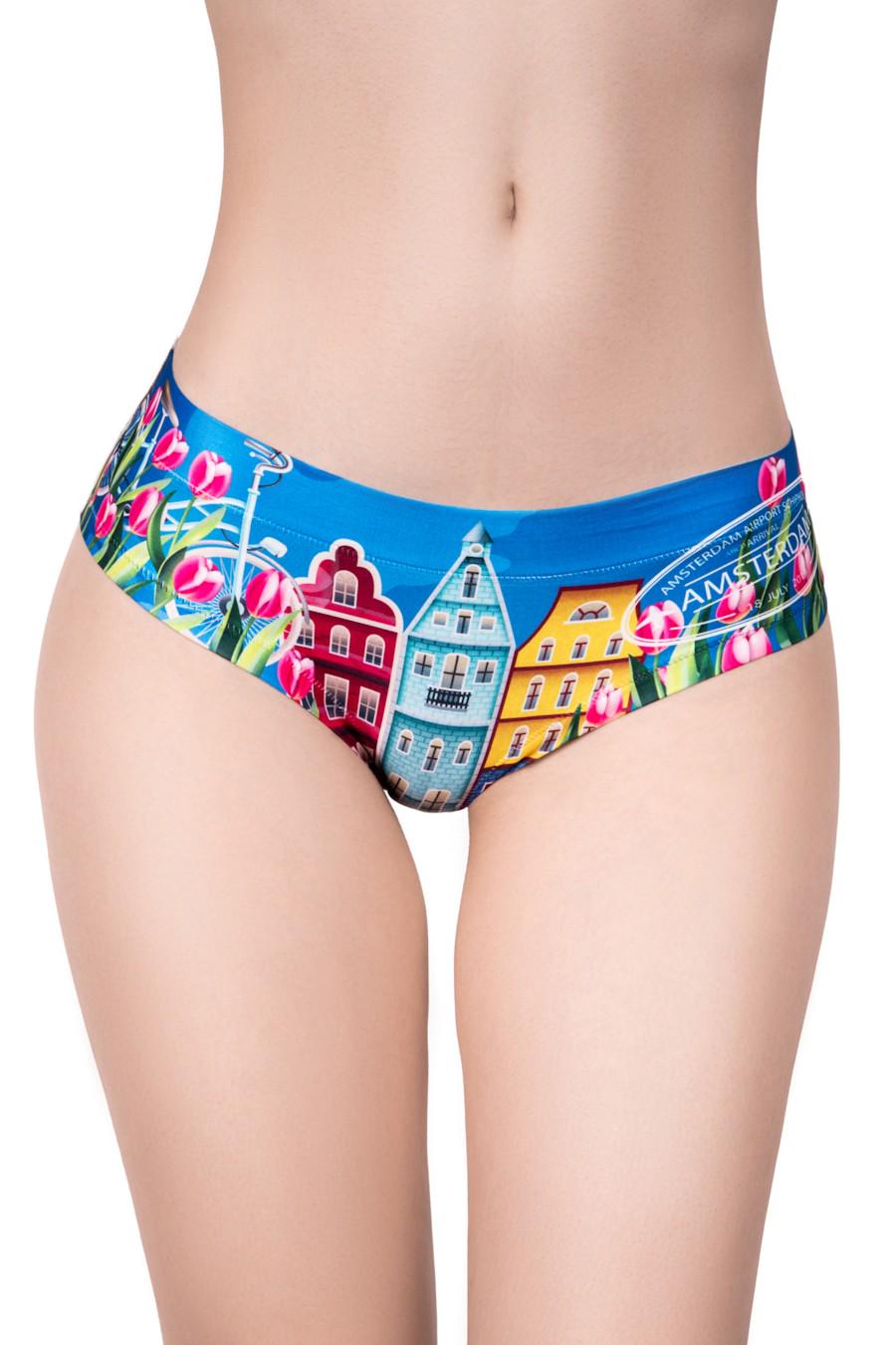 Трусики женские Mememe слип с ярким принтом XL Разноцветный (83561-59427-83)