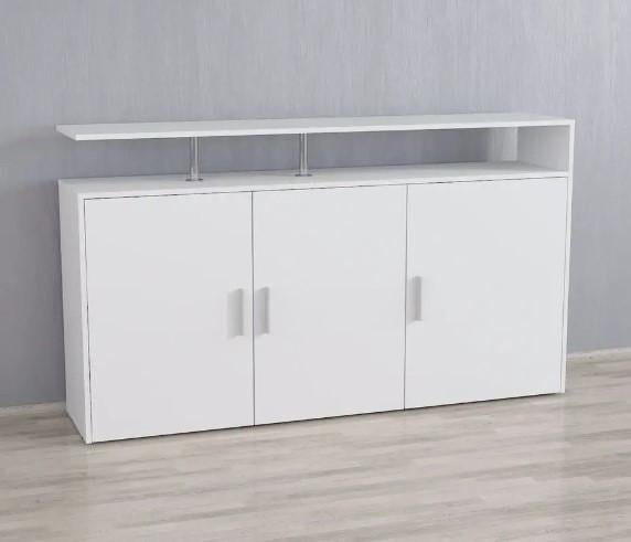 Подставка под ТВ с полками и ящиками для хранения 1600х916х350 мм Белый (383383)