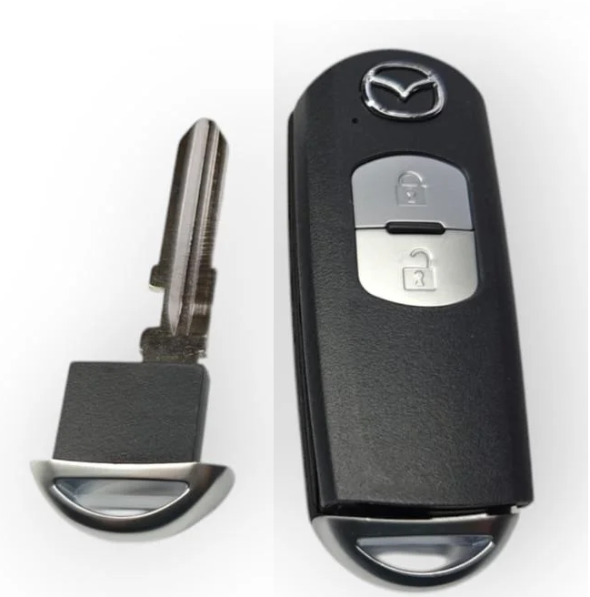 Корпус ключа Mazda на 2 кнопки (2407145233) Корпус ключа Mazda на 2 кнопки (2407145233)