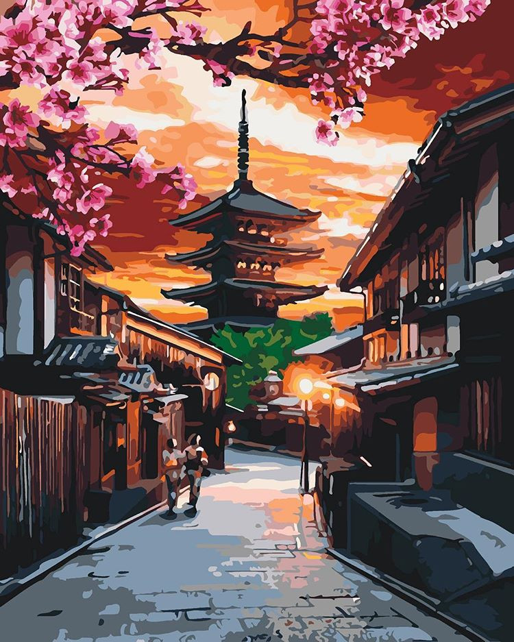 Картина по номерам На закате солнца 40х50 см (KHO3525)