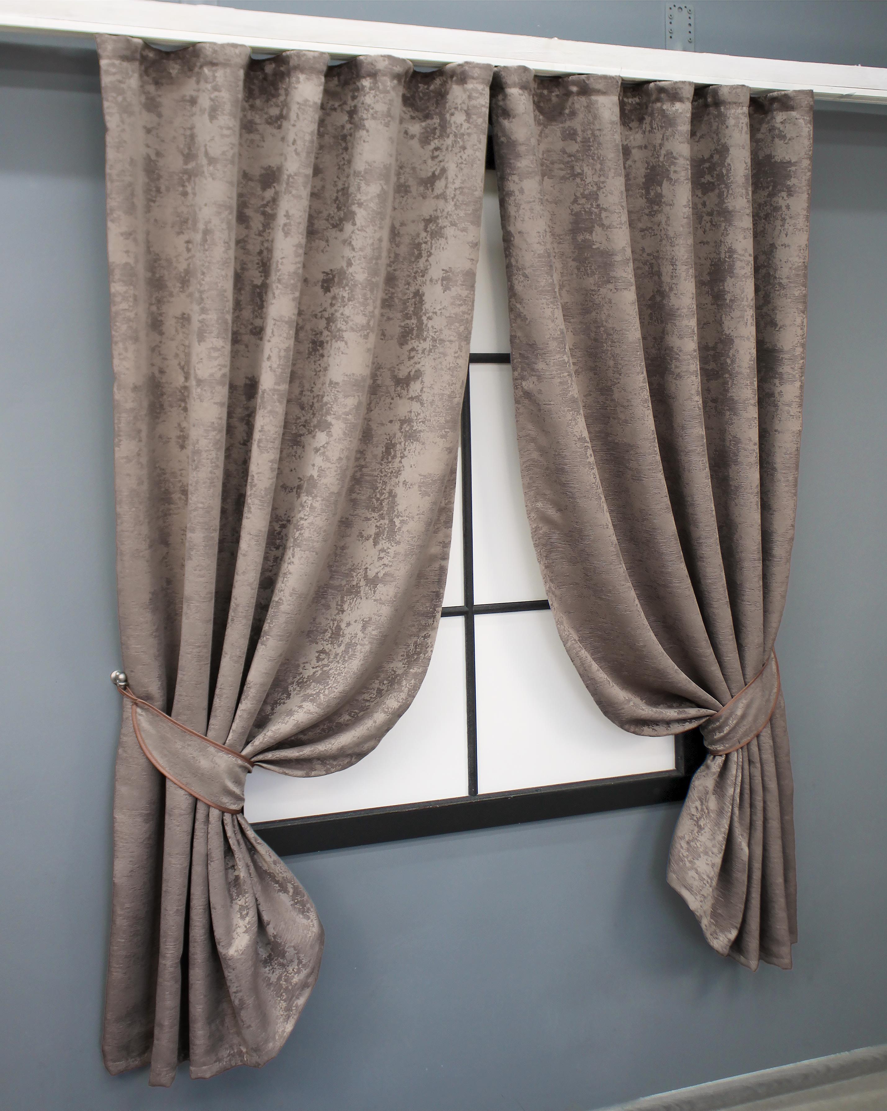 Комплект коротких штор VR-Textil Sultan YL №1669ш жаккард 130х170 см 2 шт. Какао (35-0298) - фото 2 Комплект коротких штор VR-Textil Sultan YL №1669ш жаккард 130х170 см 2 шт. Какао (35-0298) - фото 2