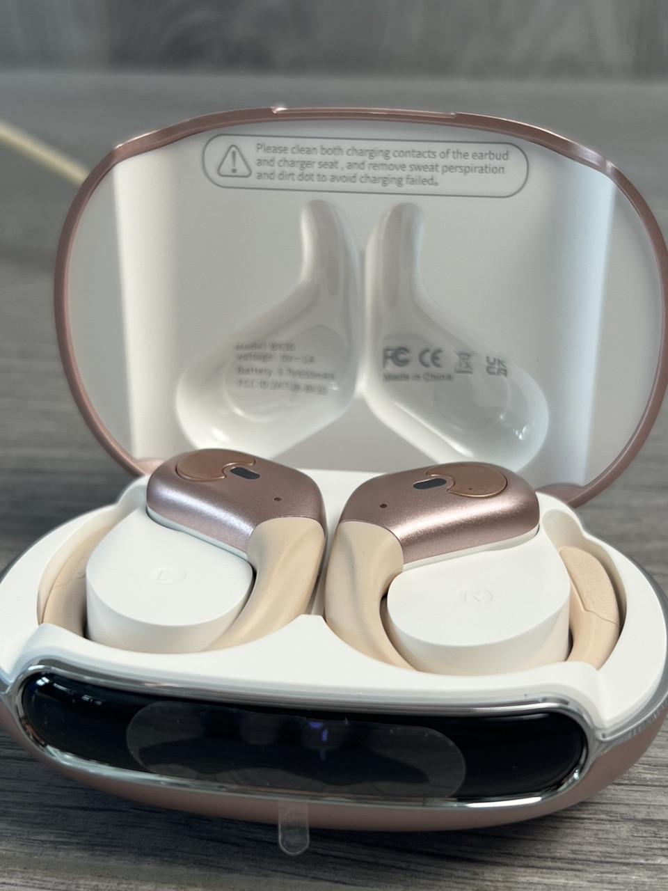 Навушники GREATWALL Bluetooth 5.3 HiFi з шумоподавленням ENC та крючком бездротові спортивні - фото 4