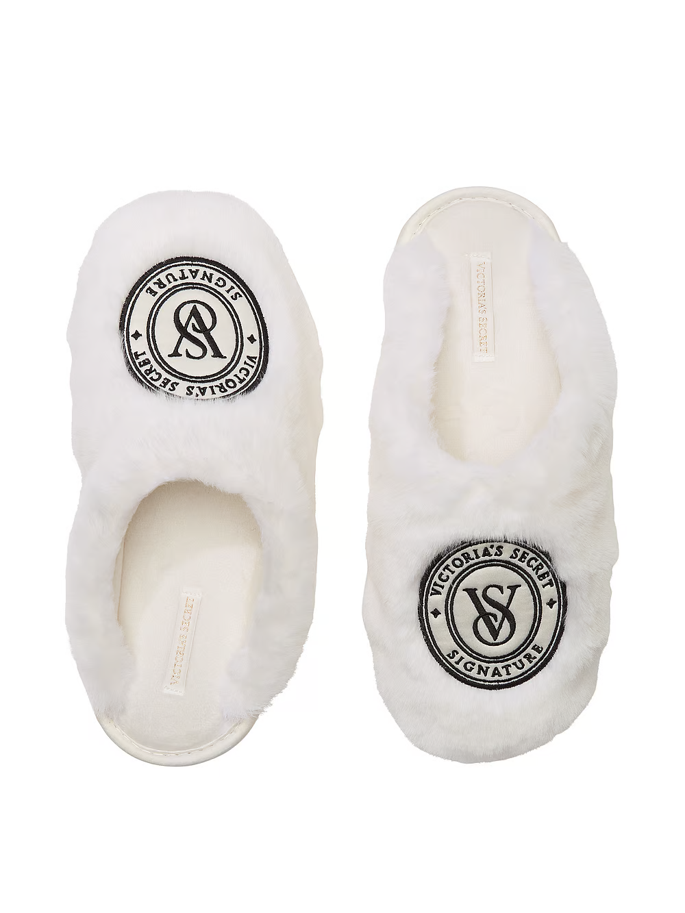 Тапочки жіночі Victoria's Secret Closed-Toe Faux Fur Slippers хутряні L Білий (24676675) Тапочки жіночі Victoria's Secret Closed-Toe Faux Fur Slippers хутряні L Білий (24676675)