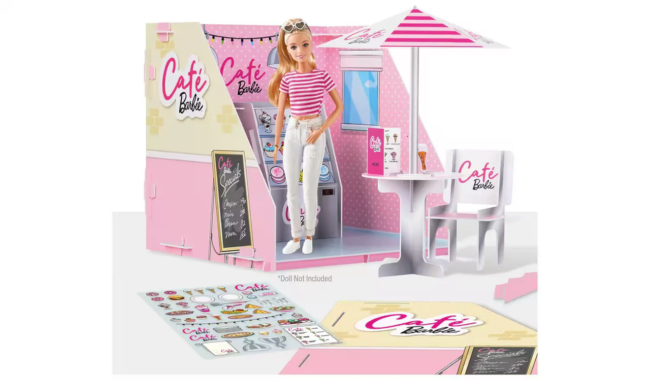 Творчий набір Barbie Make Your Own Pop-Up Cafe Maker Kitz для самостійної збірки (2788788223)