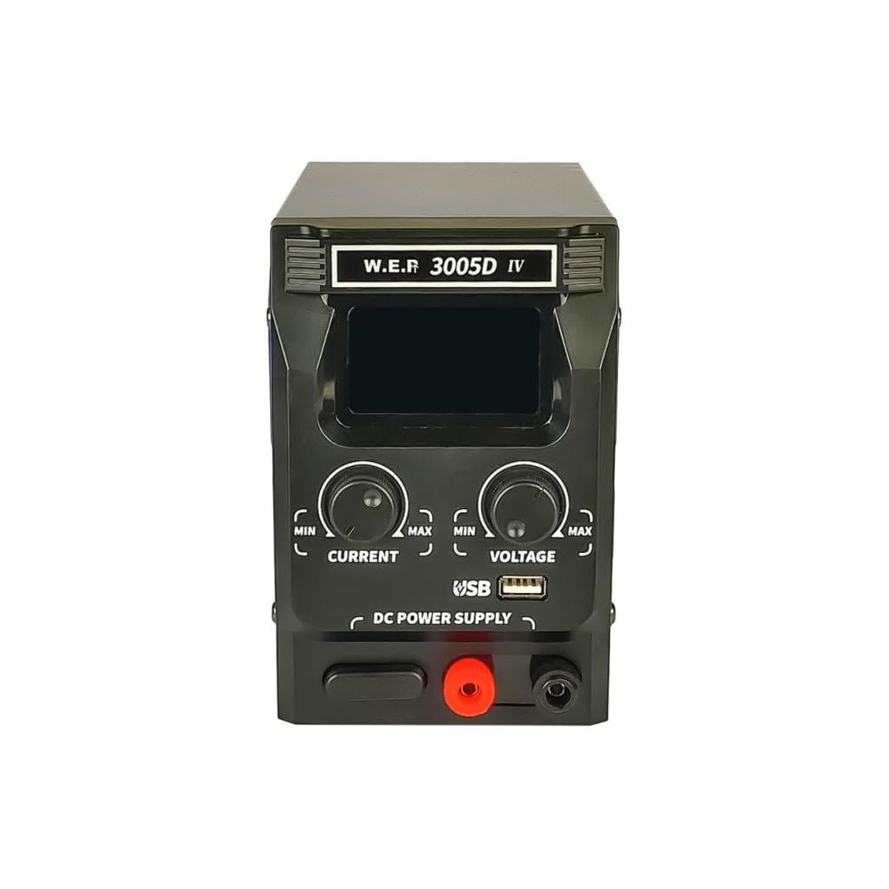 Блок питания WEP 3005D-IV 30V 5A импульсный с цифровой индикацией V/A/W USB Fast Charge (8-22-39623) Блок питания WEP 3005D-IV 30V 5A импульсный с цифровой индикацией V/A/W USB Fast Charge (8-22-39623)