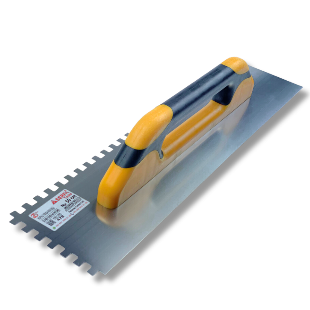 Гладила Closed Touch Handle 50 см зуб 8 мм нержавіюча сталь Жовтий (478)