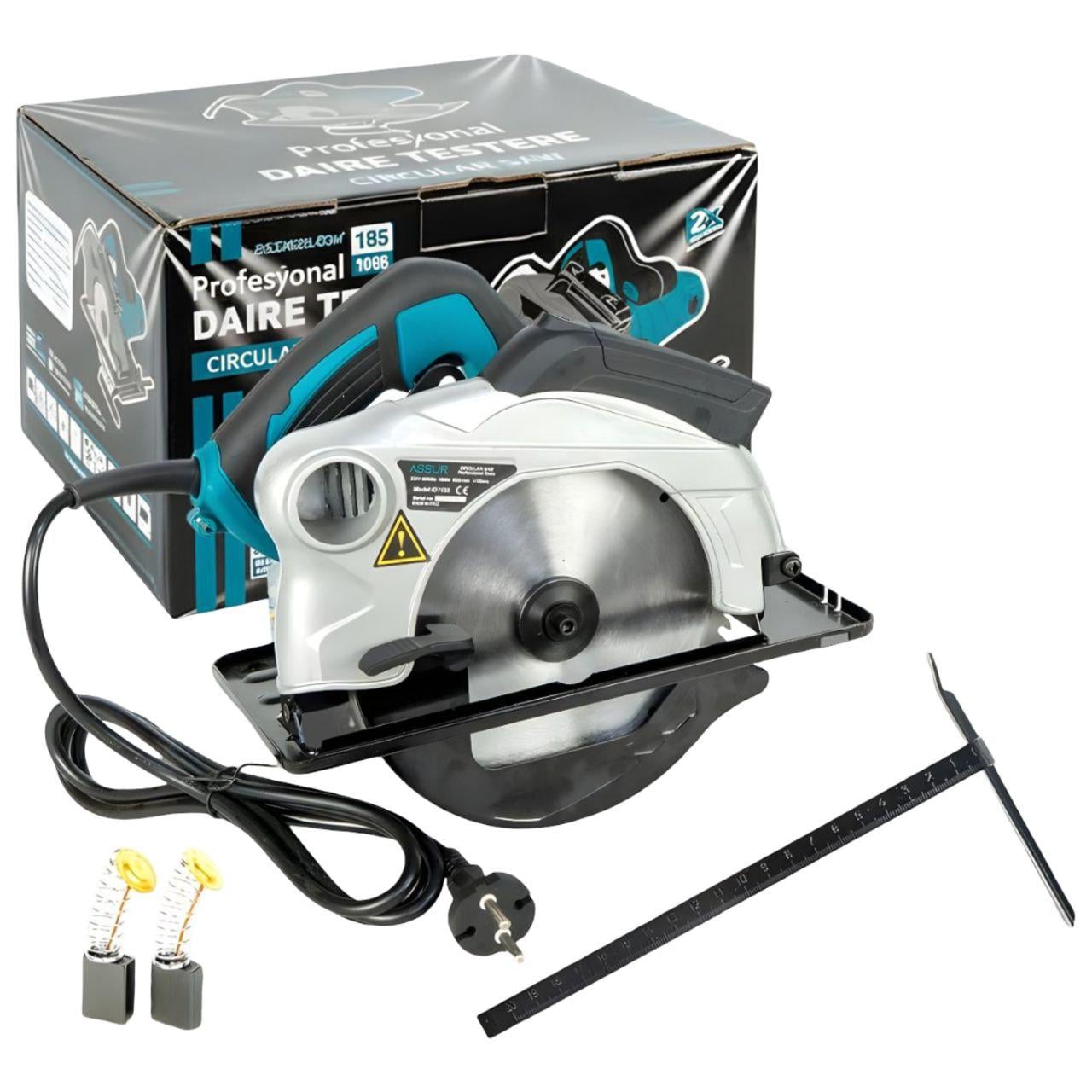 Пила циркулярная электрическая 185 мм ASSUR ASR705/МК 1400W в коробке (33560048)