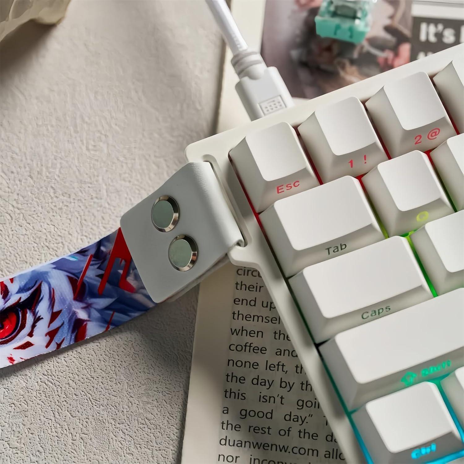 Клавіатура ігрова дротова MADLIONS MAD 60HE RGB Rapid Trigger магнітний перемикач ПК/Mac White - фото 4 Клавіатура ігрова дротова MADLIONS MAD 60HE RGB Rapid Trigger магнітний перемикач ПК/Mac White - фото 4