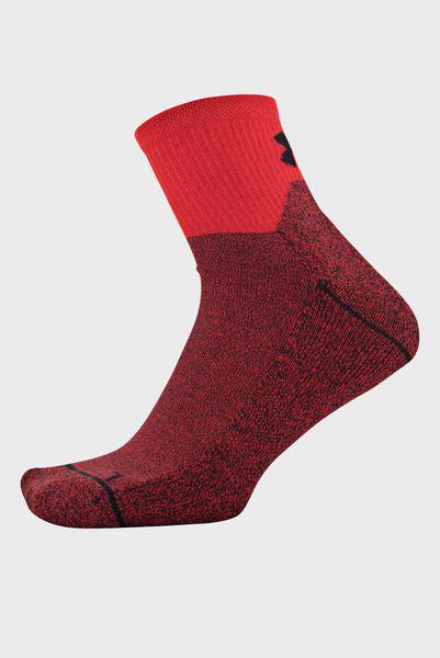 Шкарпетки UA Men's Phenom QTR M 3 пари р. 36-41 Білий/Червоний/Чорний (1329352-600) - фото 4