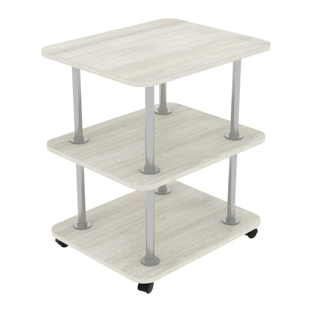 Тумба мобильная на колесиках Kontinent ТМ-4 55х45х70 см Дуб Шамони Светлый (84073462) - фото 1 Тумба мобильная на колесиках Kontinent ТМ-4 55х45х70 см Дуб Шамони Светлый (84073462) - фото 1