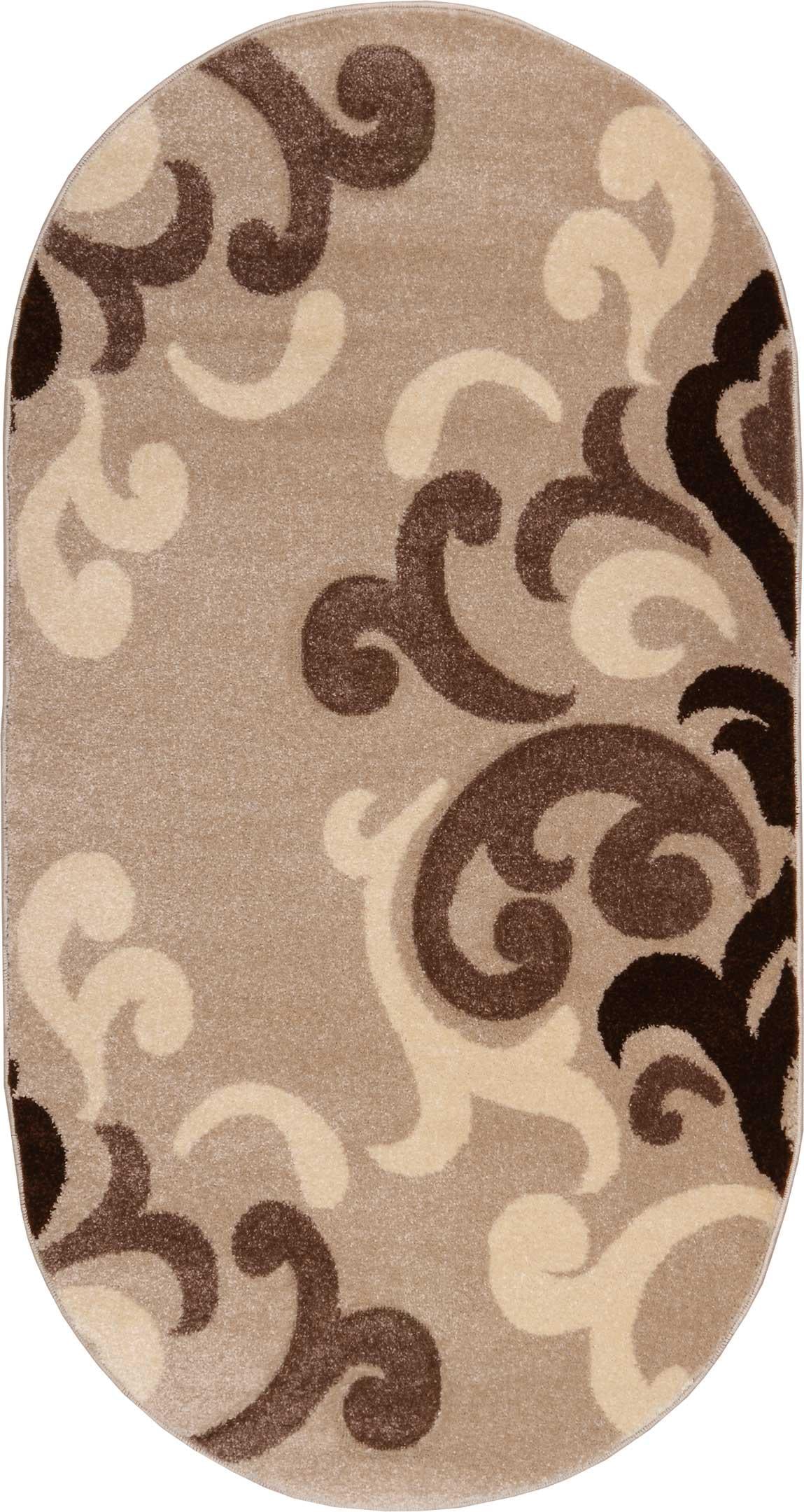 Ковер Rubin Di Bocca 5748 0,8x1,5 м овальный Бежевый (00-00004839)