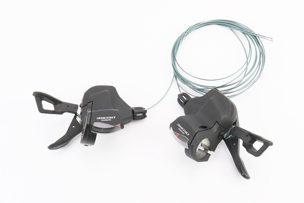 Манетки переключения скоростей Shimano для велосипеда Deore SL-M6000 3x10 скоростей чёрные (10033435)