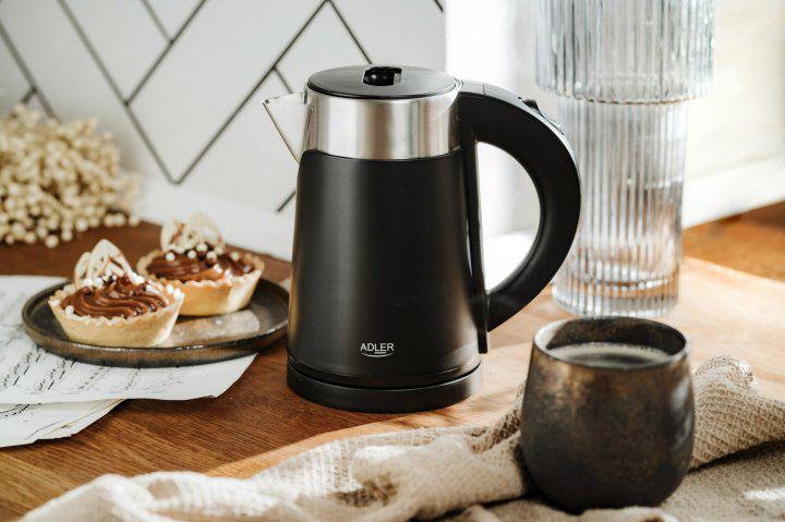 Чайник електричний Adler AD 1372 800W 0,6 л Black (576091) - фото 7 Чайник електричний Adler AD 1372 800W 0,6 л Black (576091) - фото 7