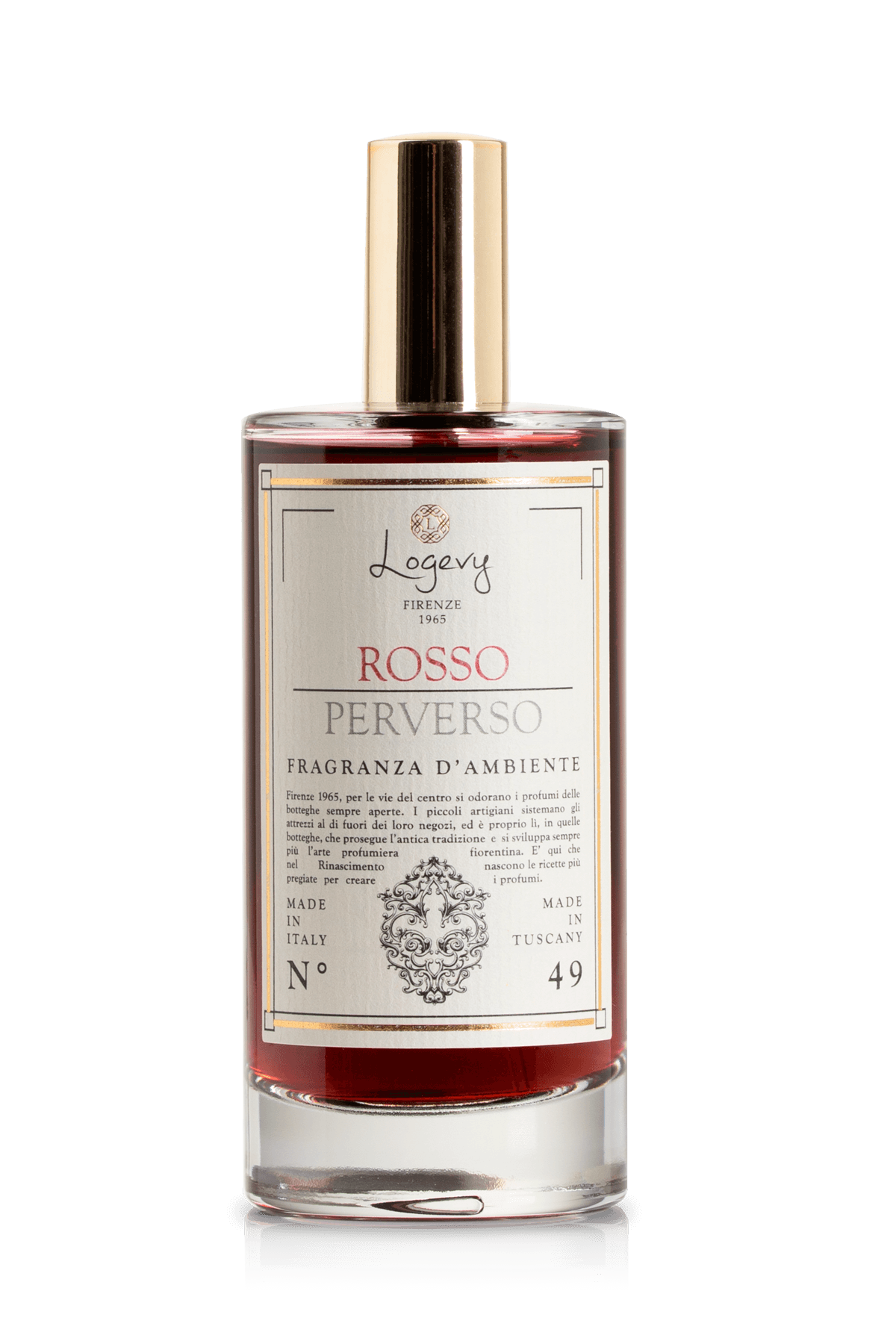 Інтер'єрні парфуми Logevy Firenze Eco-Spray Rosso Perverso Червоне Перверсо 100 мл (LOG0049)