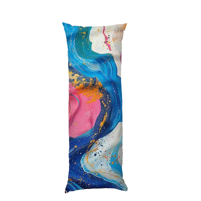 Подушка дакимакура Paints Waves габардин 70х30 см (113879)
