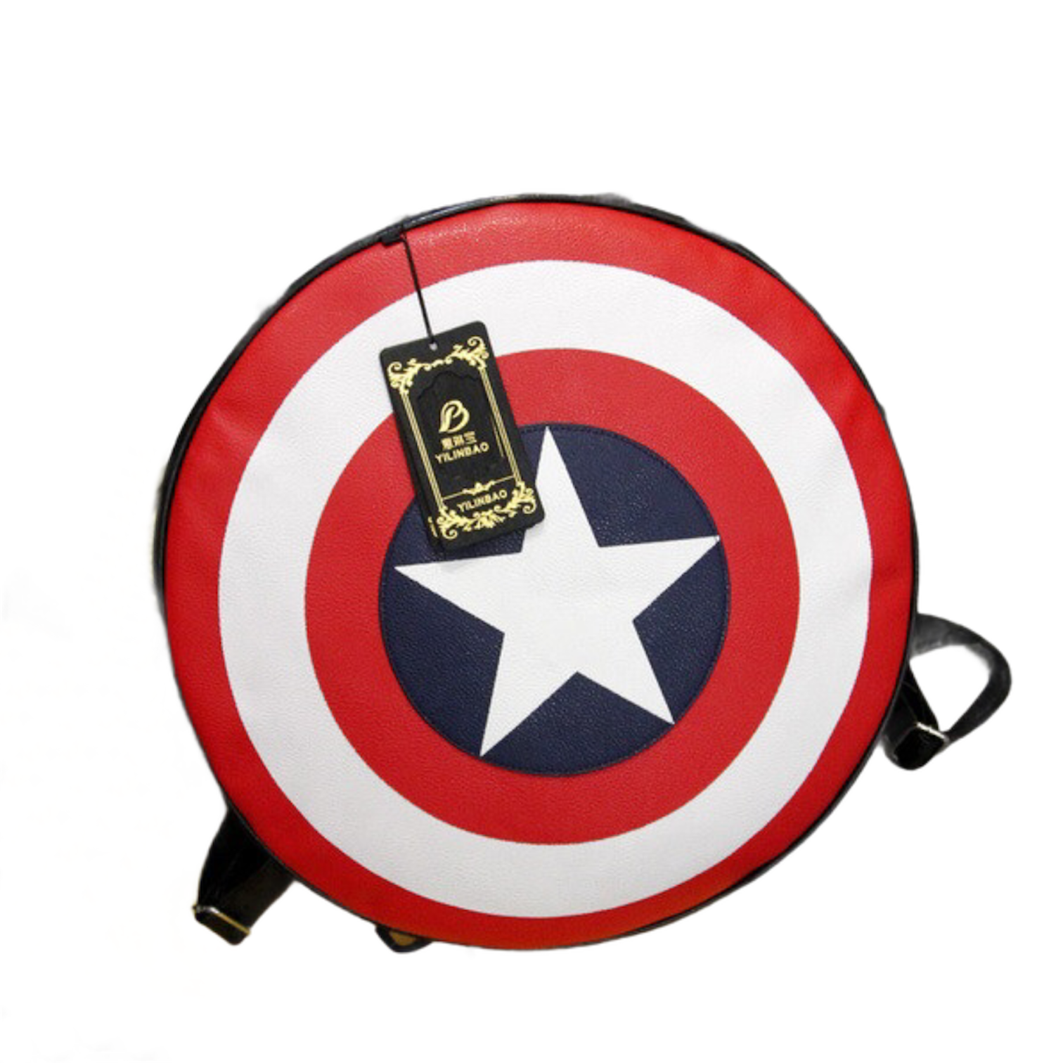 Рюкзак щит Капітан Америка великий (IBR021B)