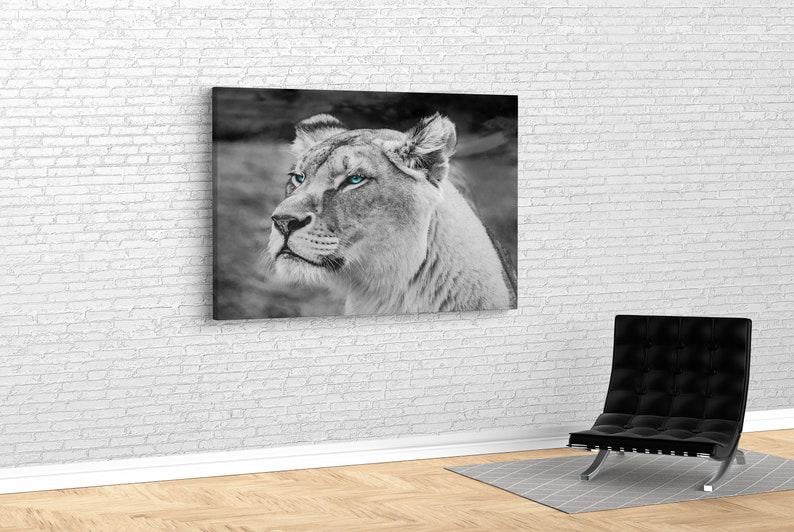 Картина для интерьера Львица 51x34 см (635)