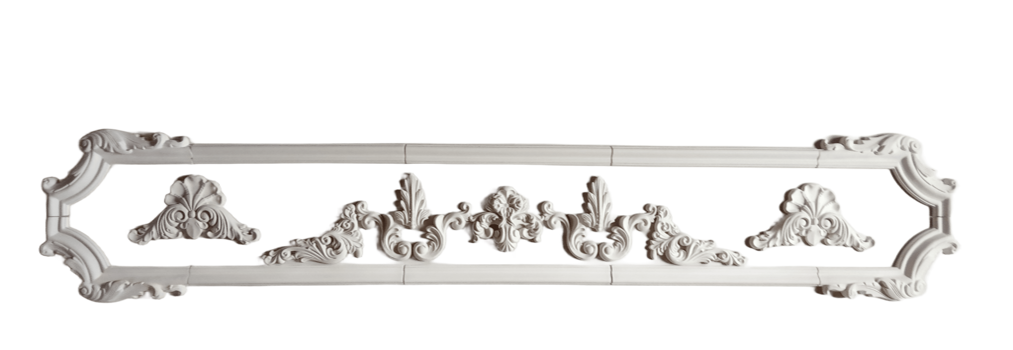 Рамка декоративная гипсовая комплект 450/2020 мм (29294990)