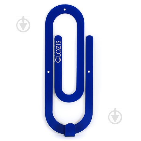 Вешалка настенная Крючок Glozis Clip Blue H-013 26 х 10 см
