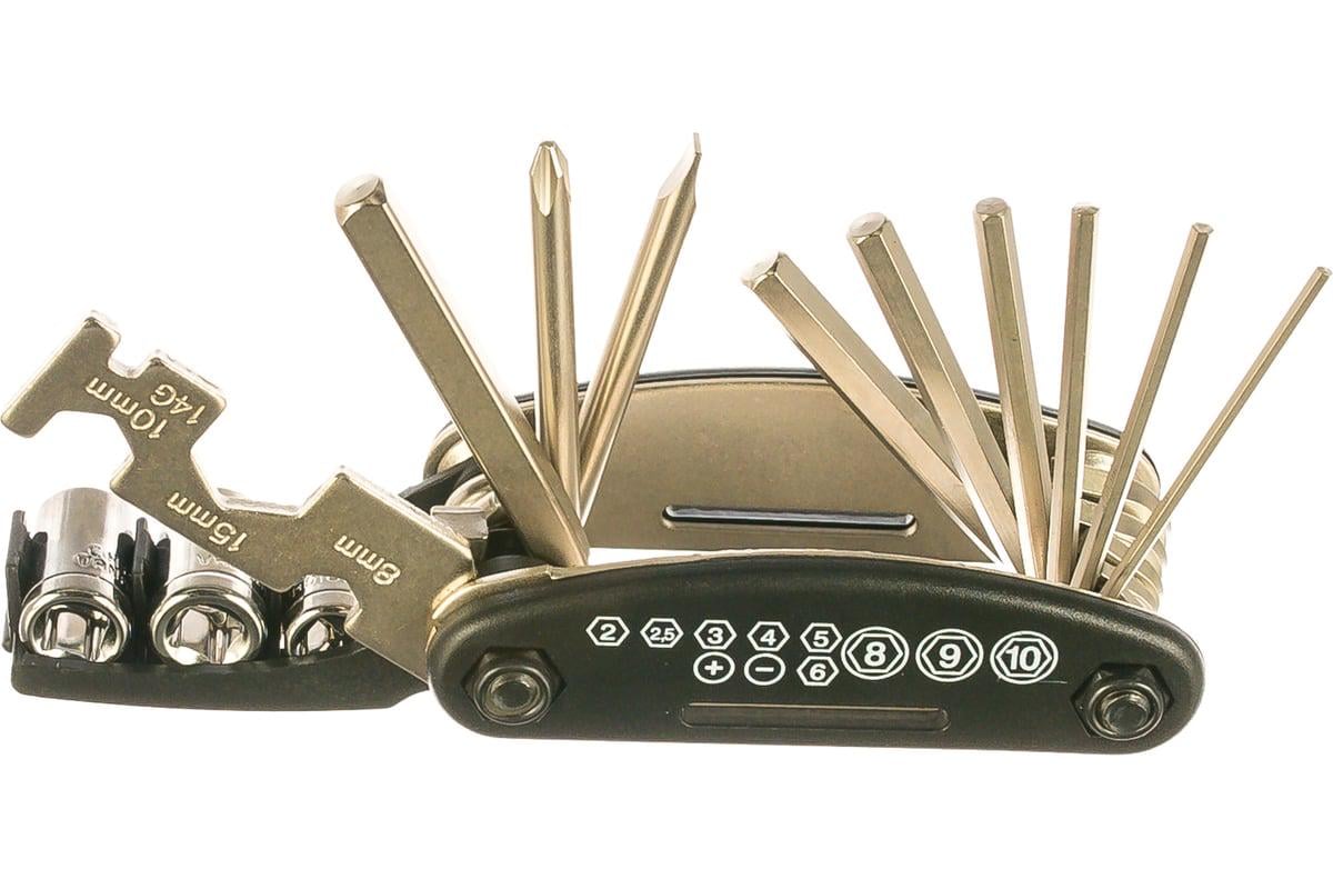 Мультитул для быстрого ремонта велосипеда 16в1 (id_5876)