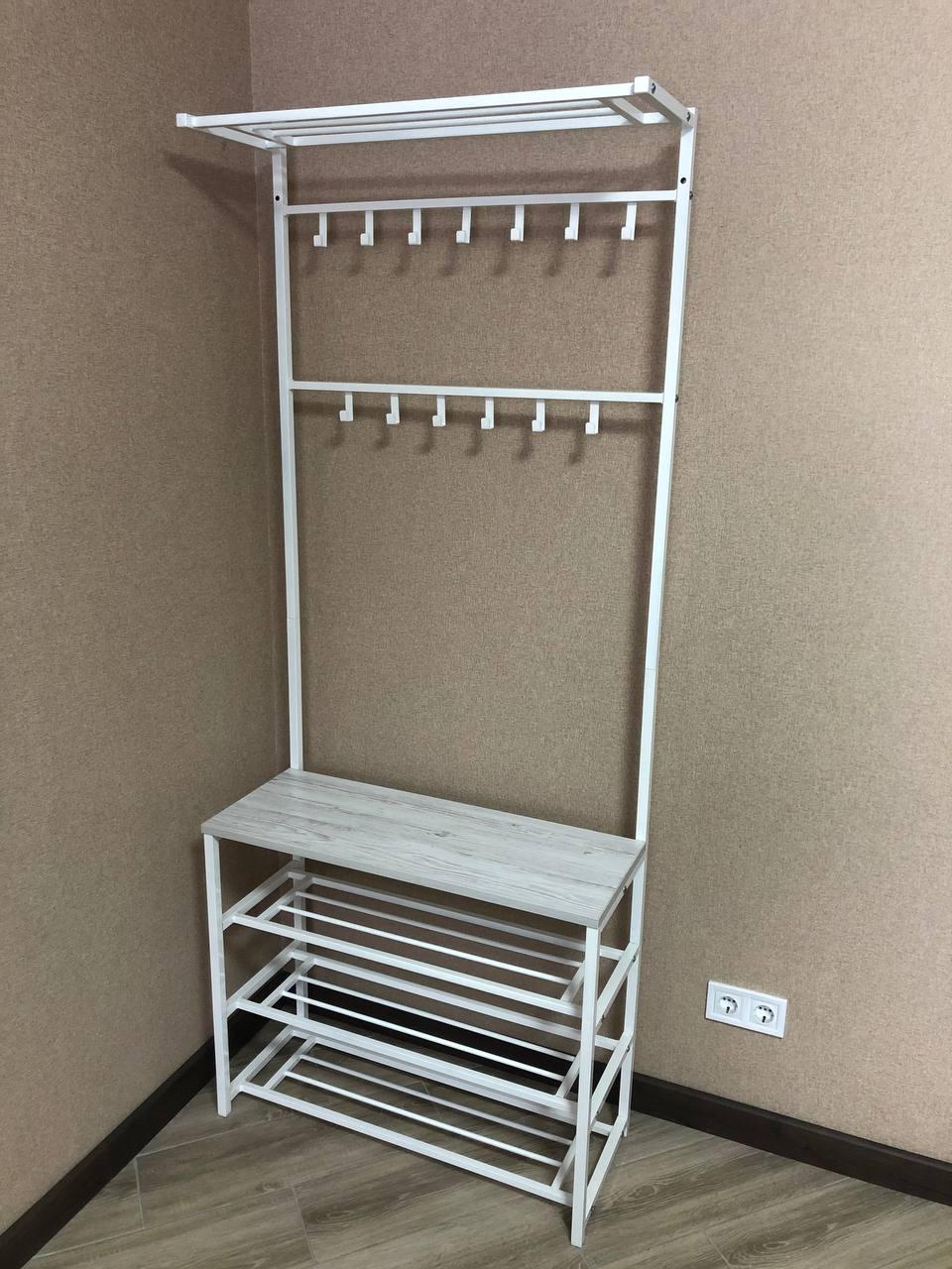 Прихожая металлическая SUNRISE-4 80 см Белый/Аляска Прихожая металлическая SUNRISE-4 80 см Белый/Аляска