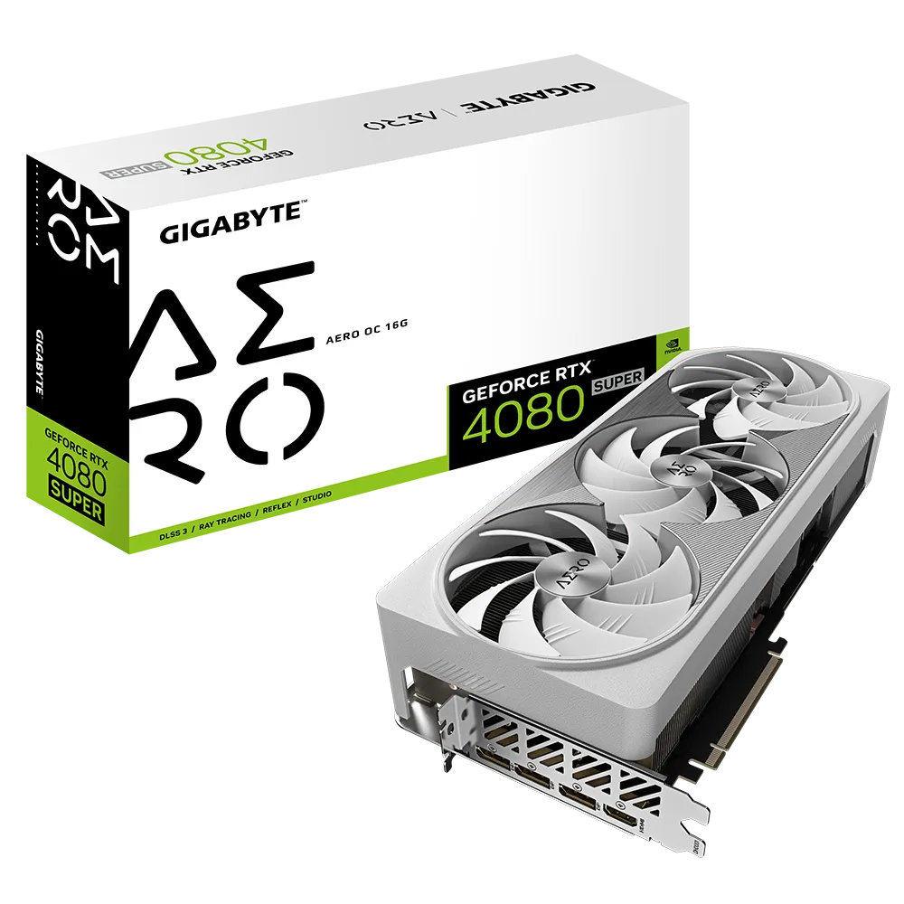 Видеокарта Gigabyte nVidia RTX4080 Super 16 ГБ GDDR6X/23000 МГц (GV-N408SAERO OC-16GD) - фото 8 Видеокарта Gigabyte nVidia RTX4080 Super 16 ГБ GDDR6X/23000 МГц (GV-N408SAERO OC-16GD) - фото 8