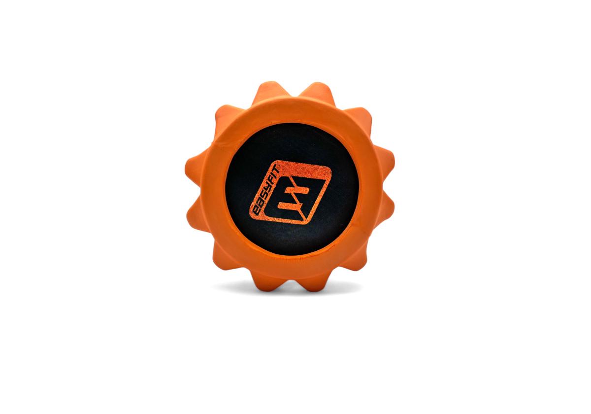 Масажний ролик EasyFit Solid Roller v.1.2s 33х13 см Помаранчевий (EF-2052-OR) - фото 3
