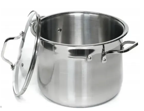 Каструля з кришкою Zwillon з нержавіючої сталі для газу і індукціі 34 см 22,5 л (581-34)