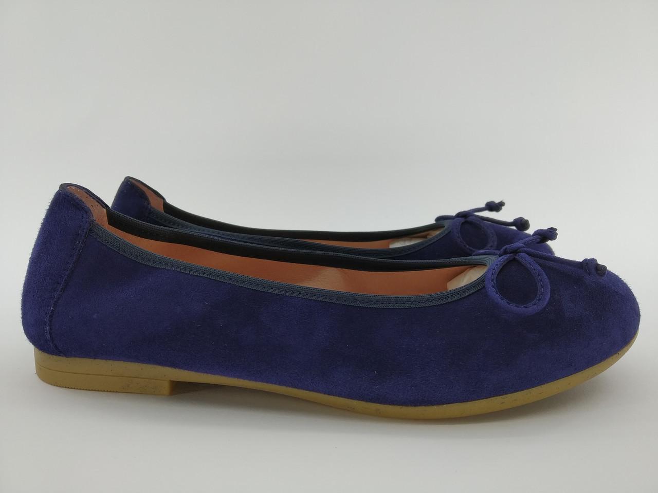 Балетки жіночі замшеві Unisa 071 р. 37 24 см Синій