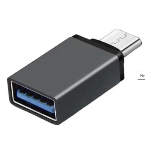 Перехідник з телефона на флешку USB OTG-01 Type-C Чорний (11640355) - фото 3