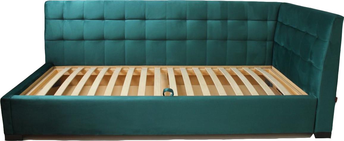 Кровать односпальная Шик-Галичина Лео 90х200 см из фанеры с ламелями (Shyk-Leo 90)