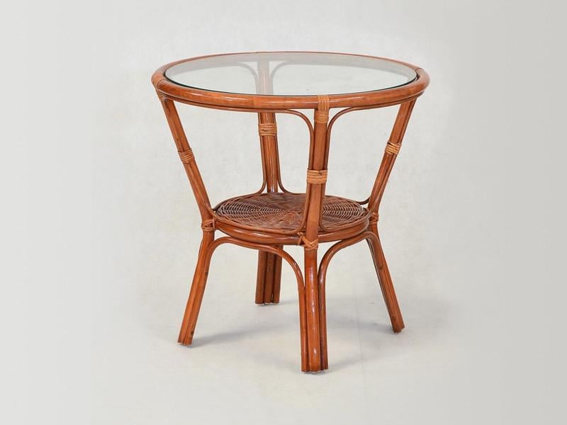 Кавовий столик Kompred із натурального ротанга (cr-kl0001)